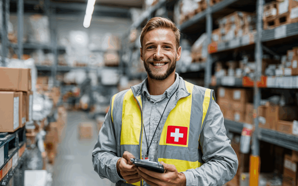 Emploi magasinier en Suisse